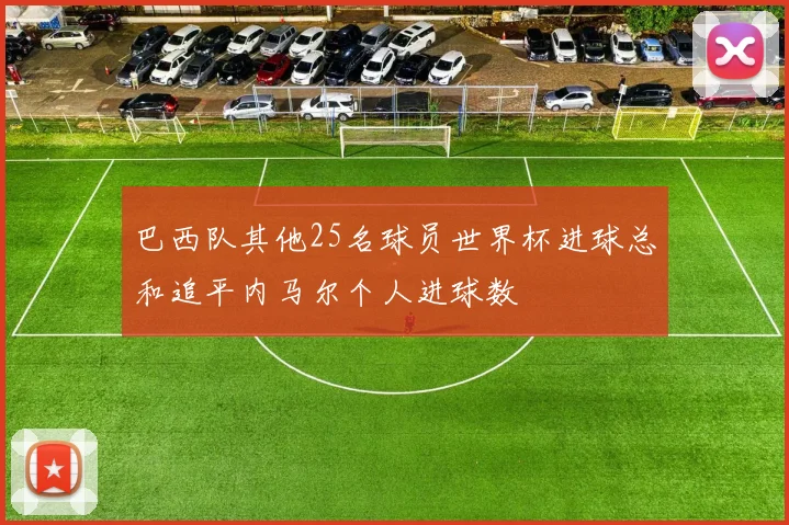 巴西队其他25名球员世界杯进球总和追平内马尔个人进球数